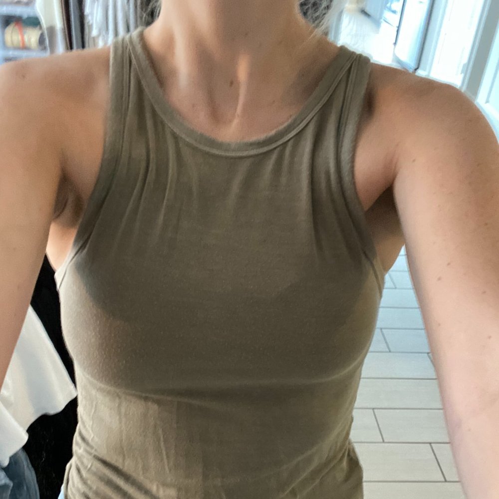 American Eagle tank top – olive green Small